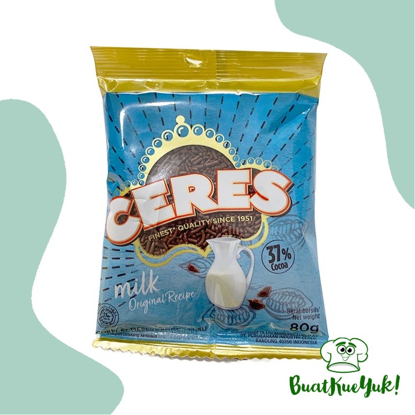 

Ceres Hagelslag - Milk / Meises Chocolate / Coklat Susu Meses 80 Gram