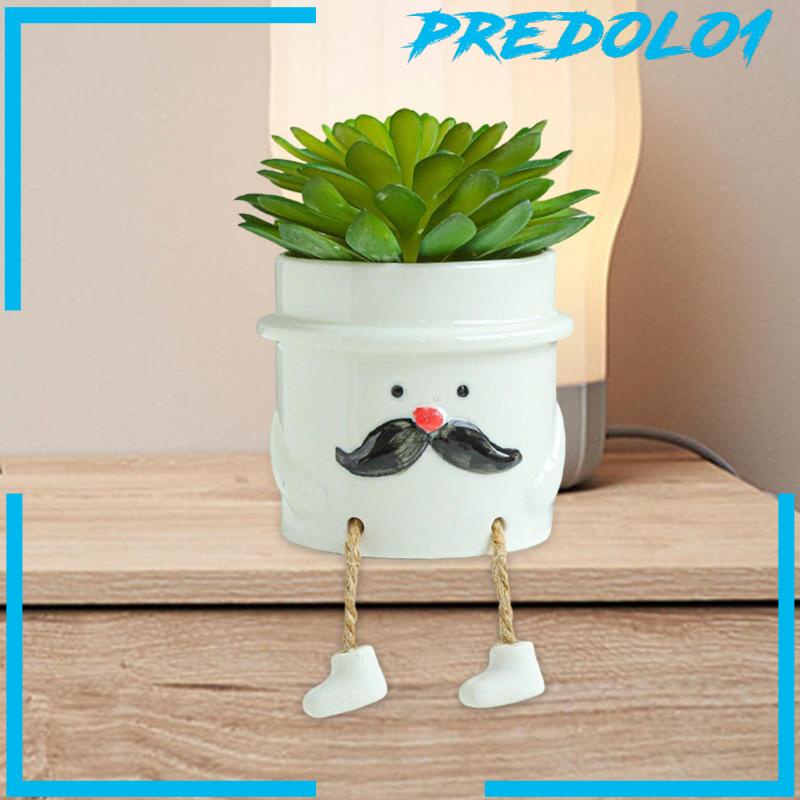 [Predolo1] Pot Bunga Silinder Modern Pot Bulat Planter Untuk Rumah Tanaman Indoor Desktop
