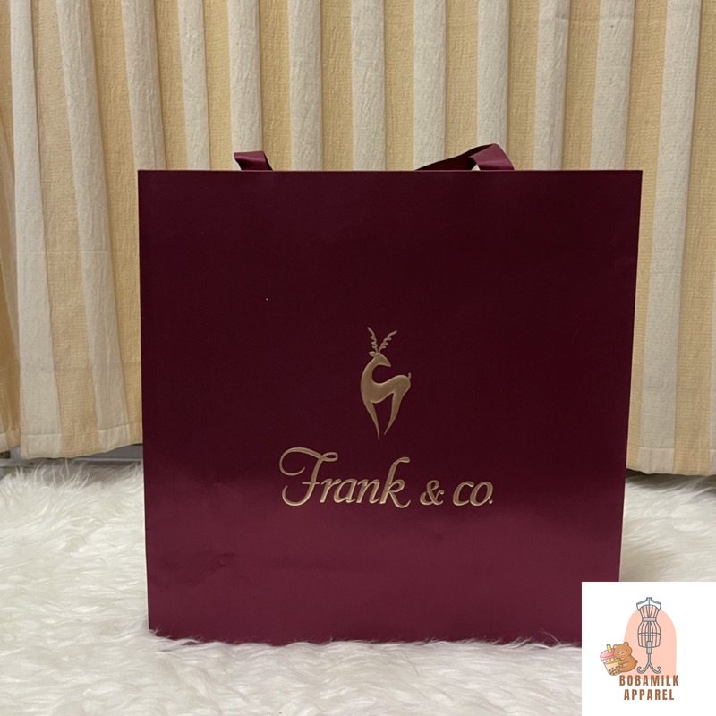 Frank & Co Paperbag Bahan Satin Preloved