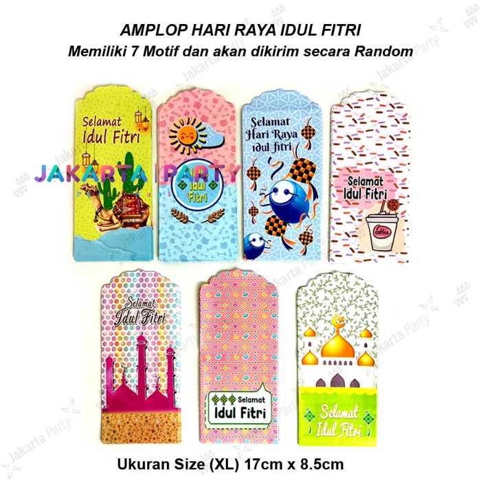 

Amplop Lebaran Idul Fitri Remaja XL / Angpao lebaran Idul Fitri