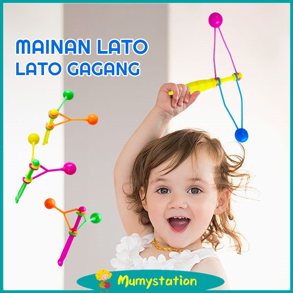 Mumystation Mainan Viral Lato Lato Gagang mini 9.5cm