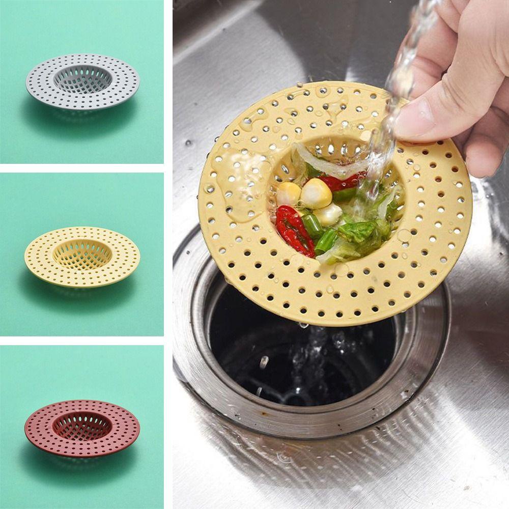 Chookyy 6PCS Saringan Wastafel Kamar Mandi Shower Wastafel Drainer Cleaning Stuff Cover Food Hair Stopper