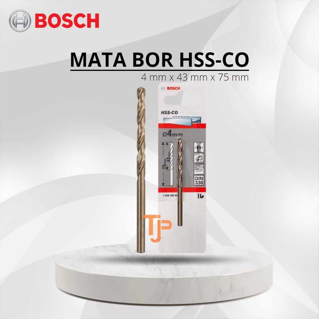 BOSCH MATA BOR HSS-Co 4 mm PN.2608585846