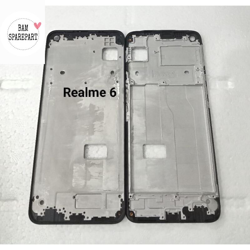 FRAME LCD REALME 6 TATAKAN TULANG TENGAH REALME LCD MIDDLE FRAME REALME 6