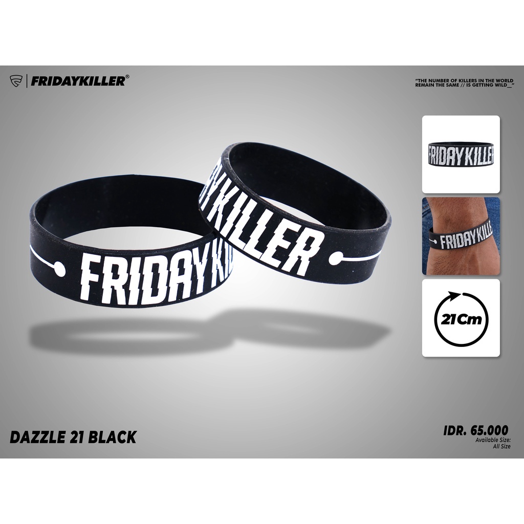 GELANG FRIDAY KILLER | DAZZLE 21 BLACK