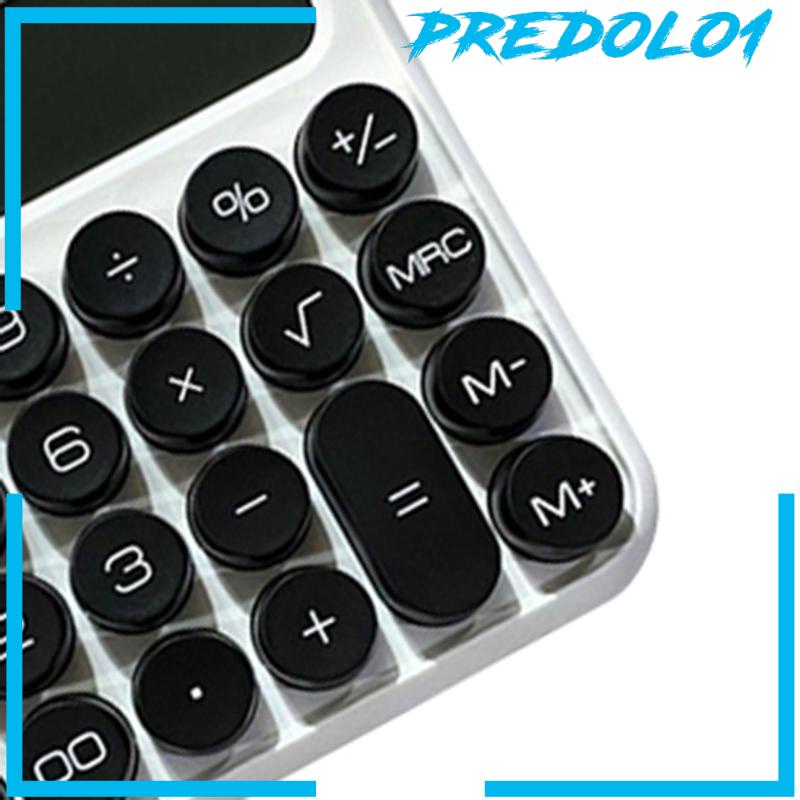 [Predolo1] Kalkulator Desktop Portable Display Besar Tombol Besar 12digit Untuk Rumah