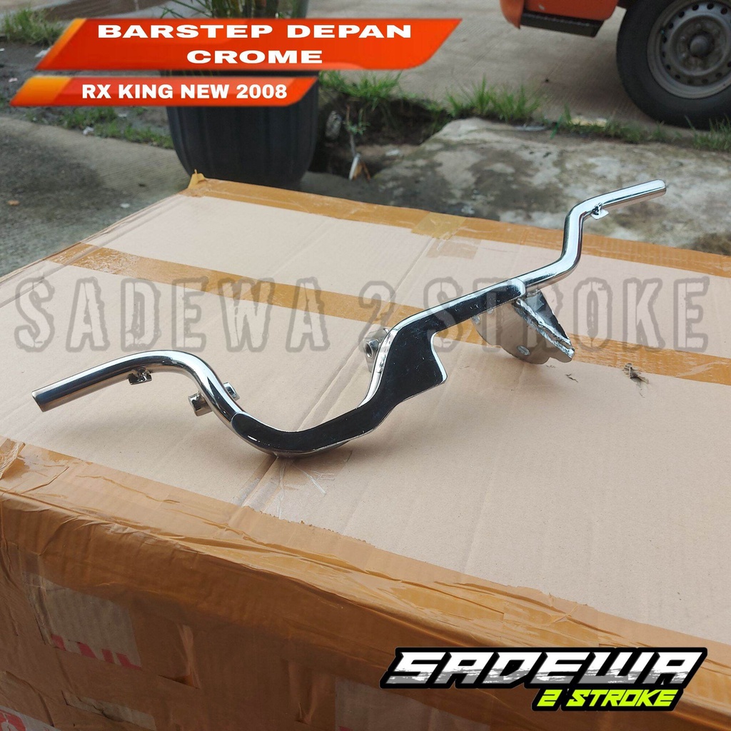 BESI STEP DEPAN RX KING BARSTEP DEPAN RX KING NEW 2008 CROME SUPER TEBAL
