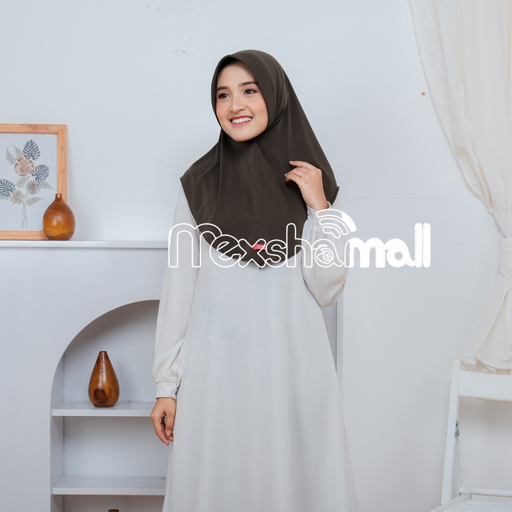 Jilbab Sport Ameena | Kerudung Menutup Dada | Hijab Instan Jersey Premium By Shamira