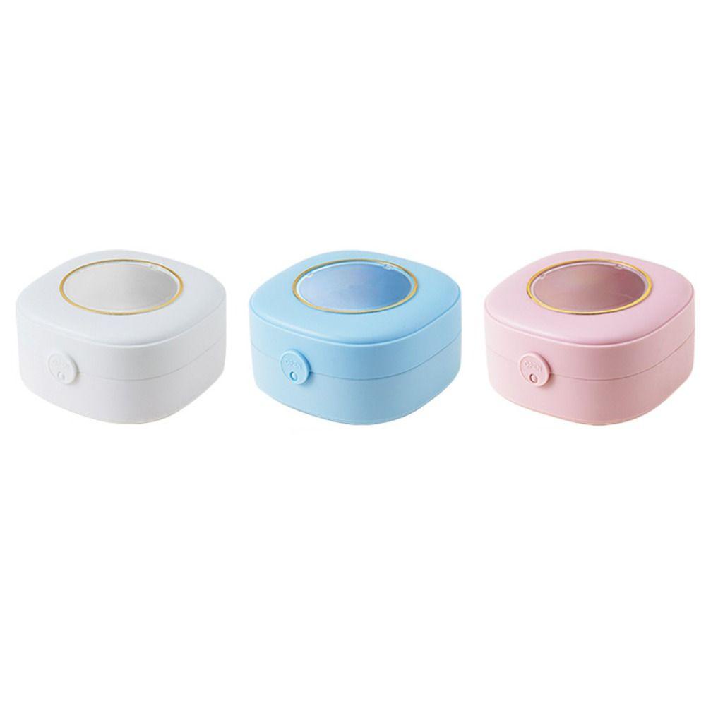 Mxbeauty Kemasan Perhiasan Portable Fashion Travel Rings Case Plastik Untuk Kotak Kalung Cincin