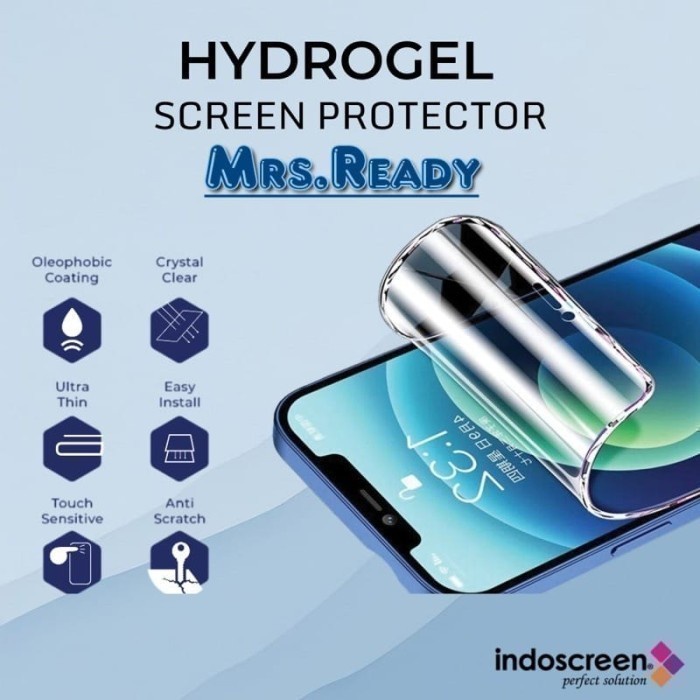 Hydrogel LG V10/V50s ThinQ/V60 Dual Clear Matte Anti Blue Indoscreen