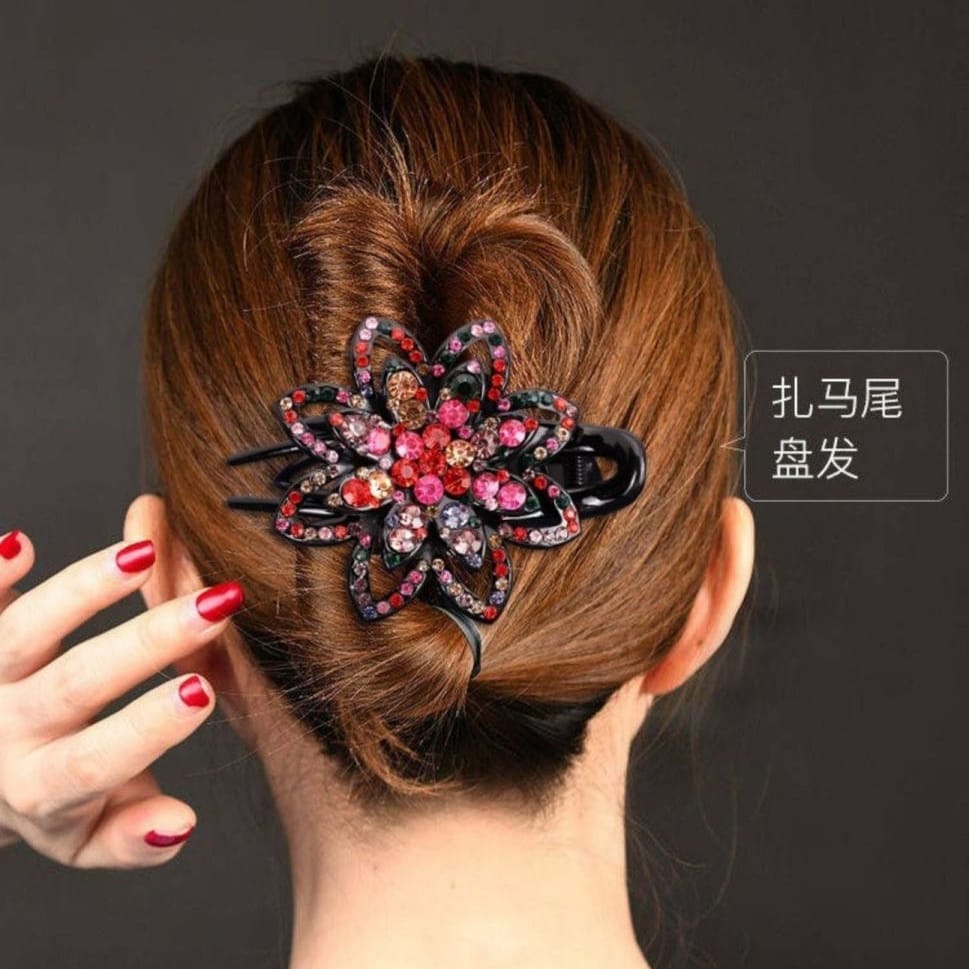 Jepit Rambut Korea Sanggul Wanita Motif Baru High Quality Import