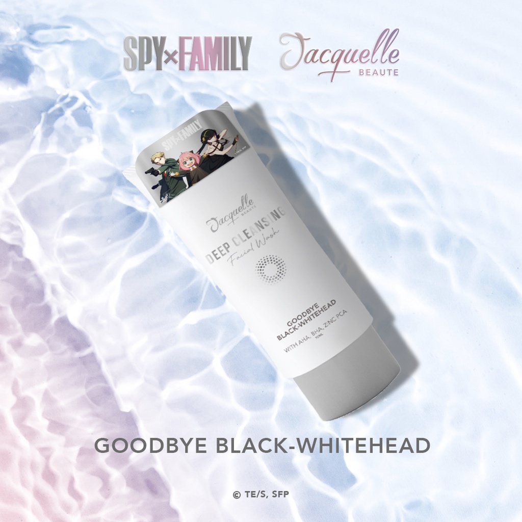 Jacquelle Deep Cleansing Facial Wash Goodbye Black-Whitehead BPOM