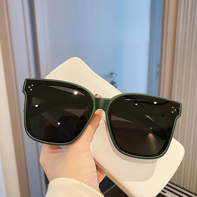 Baru Perlindungan UV Polarisasi Cermin Set Kacamata Miopia Eksklusif Pria Fashion Mengemudi Kacamata Bingkai Kebesaran