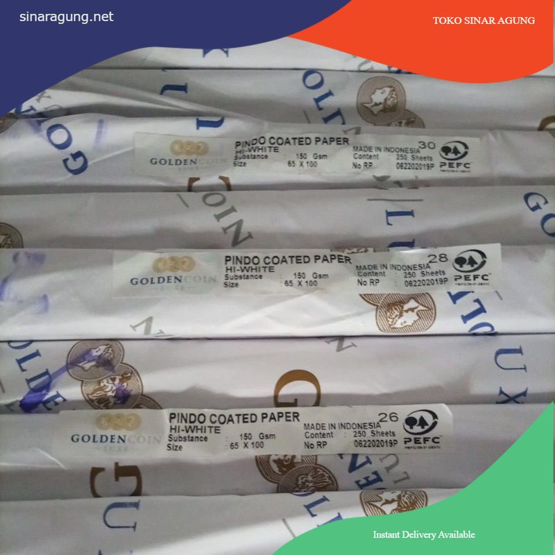 

Kertas Art paper 150gram ukuran A3(420x297)/A3+(485x325) isi 500 lbr
