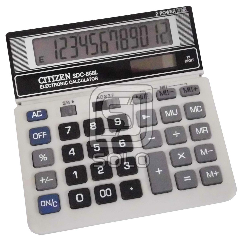 

Kalkulator Citizen Desktop Calculator SDC - 868L Original