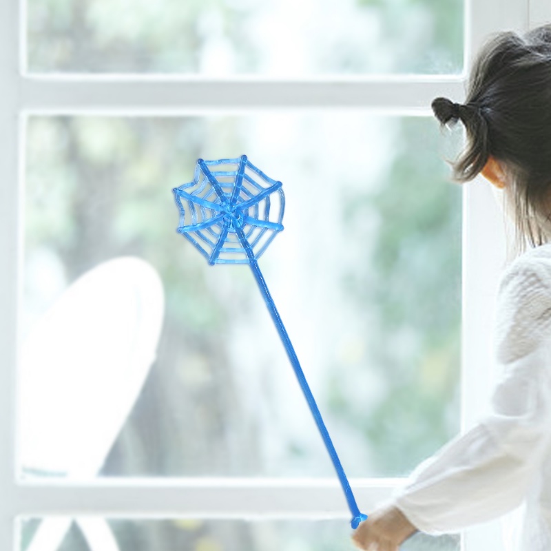 1pc Warna Acak Elastis Stretchable Spider Web Sticky Wall Toy/TRP Lembut Menarik Membuang Keluar Mainan Bertabur/Mainan Anak Penghilang Stress Masa Kini