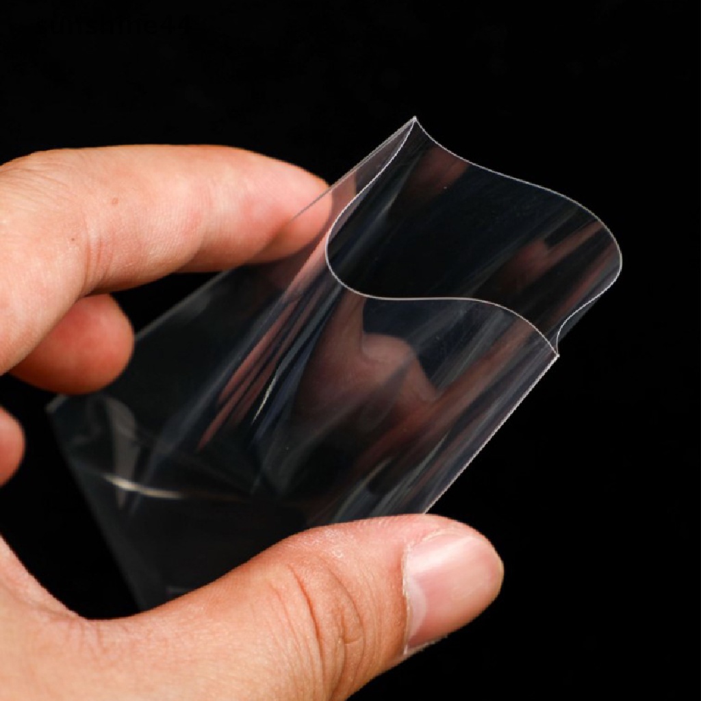 Sunshine 50pcs Korea Card Sleeves Clear Acid Free CPP Keras 3inch Photocard Horaphic Protector Film Album Binder ID