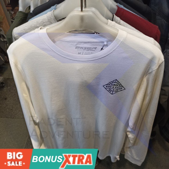 Kaos EIGER1989 ADVENTURIDE Tshirt 91000 7282 Lengan Panjang  Original AWET KEREN KECE MURAH