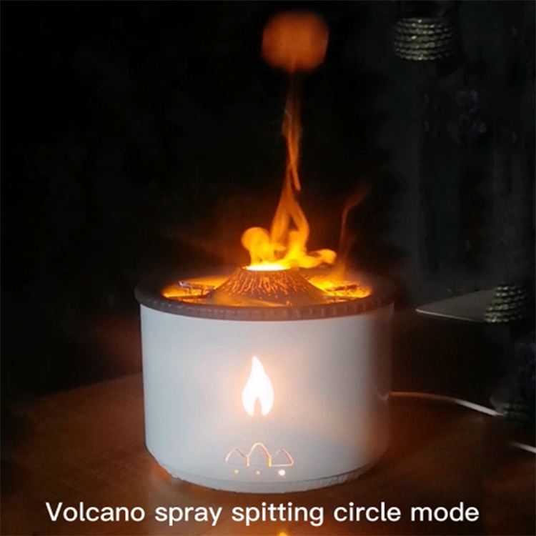 COCOMAMA Humidifier Pelembab Udara Aromaterapi Ultrasonik Bentuk Ubur-Ubur Kapasitas 360ml Humidifier Diffuser USB Mini Air Purifier Aromatherapy Essential Oil Difuser