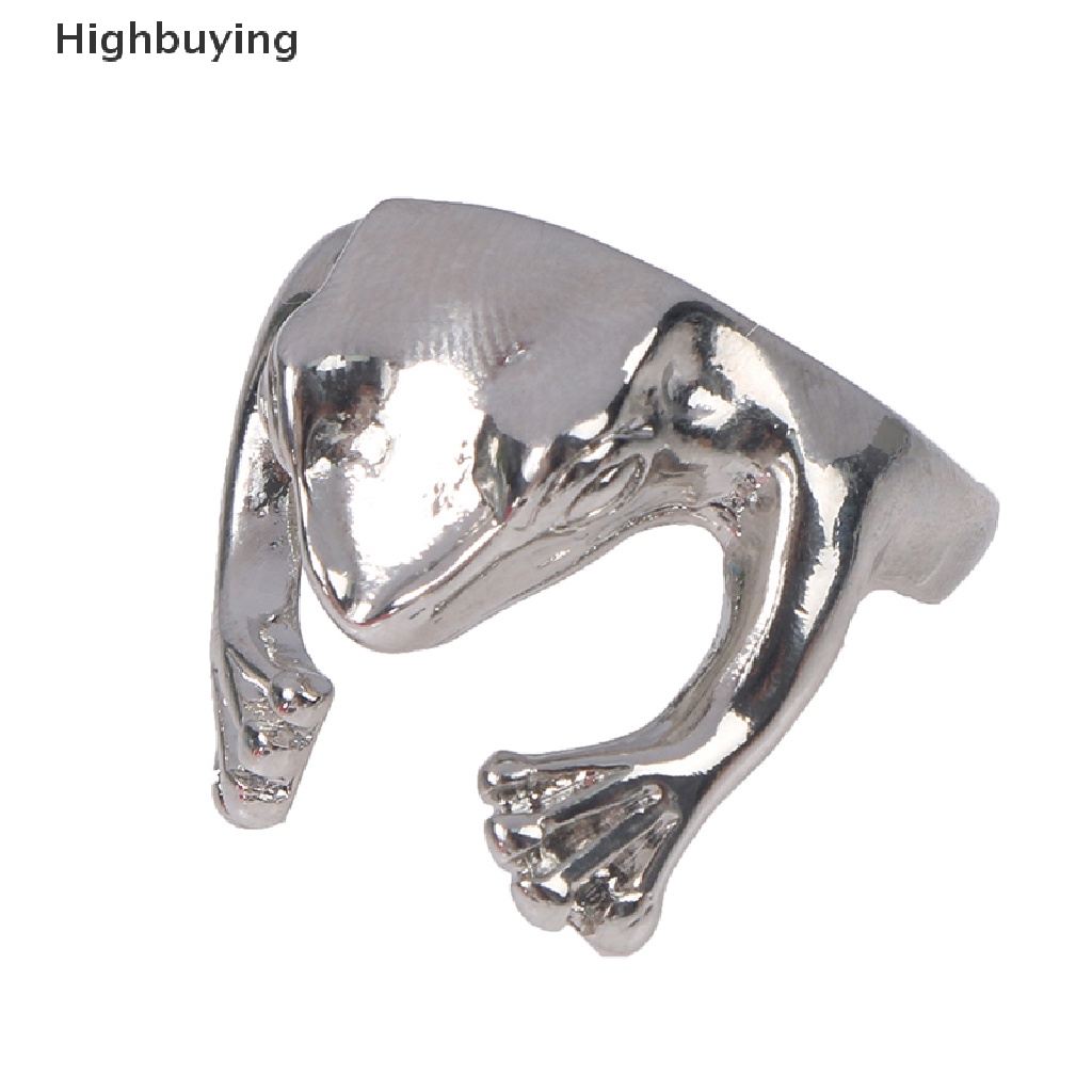 Hbid Vintage Kodok Cincin Wanita Perak Retro Kepribadian Adjustable Punk Jewelr Ring Glory