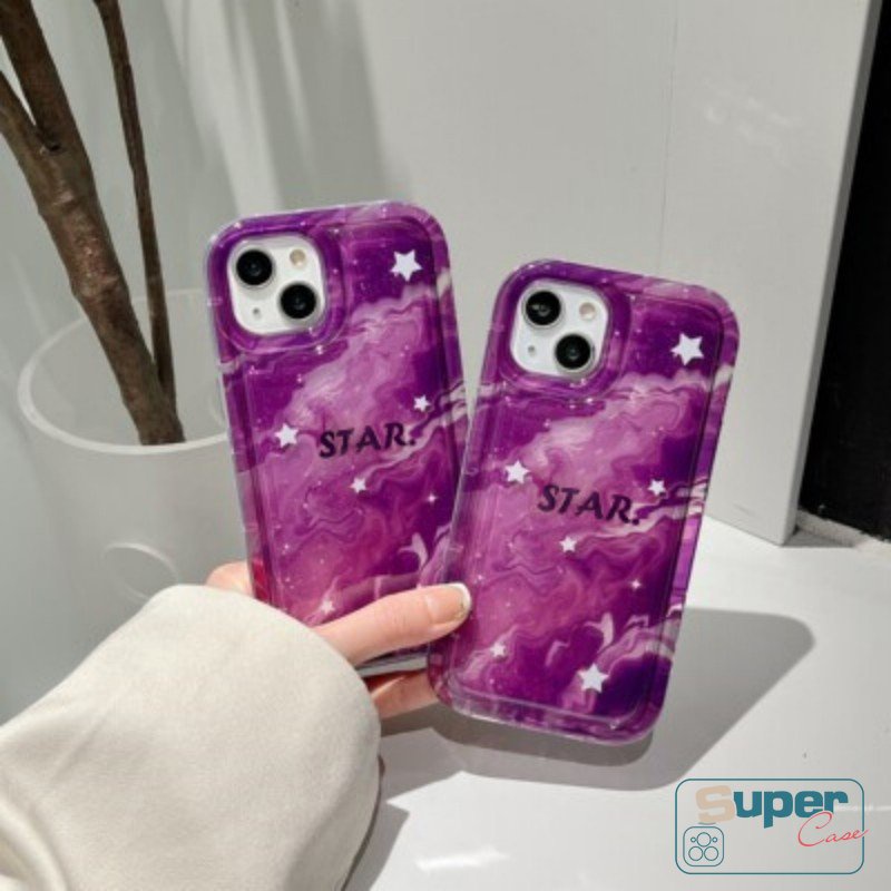 Fashion Starry Sky Case Untuk Realme C53 C55 C21Y C35 C30 C20 C25Y C25 C11 2021 C1 C2 7I 9I 5 6i 5i 5s C20A C17 C15 C25s C12 C33 C3 C11 2020 Gradien Starry Marble Soft TPU Cover