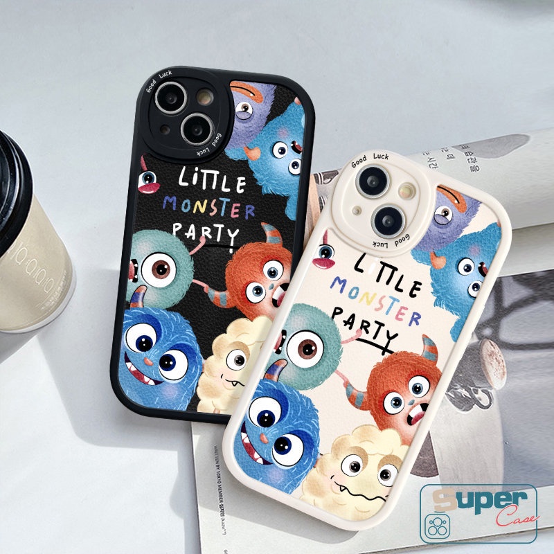 Kartun Lucu Sekitar Monster Kecil Pasangan Ponsel Case  Infinix Hot 10T 10s 11s 9 10 11 Play Hot 10 Lite Note 8 Smart 5 6 Trendi Hokage Uzumaki Naruto Uchiha Sasuke Lembut Tpu Cover