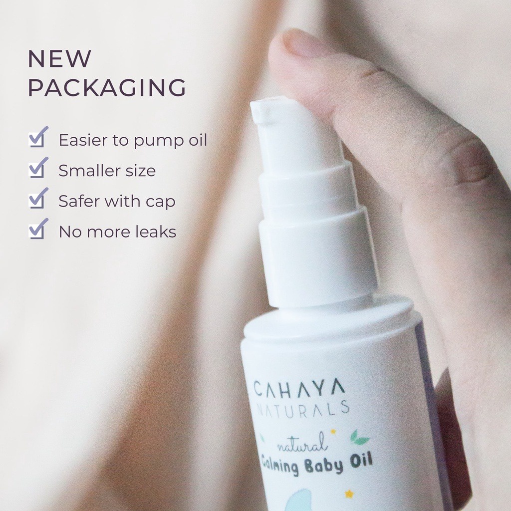 Cahaya Naturals Calming Baby Oil | Minyak Pijat Bayi