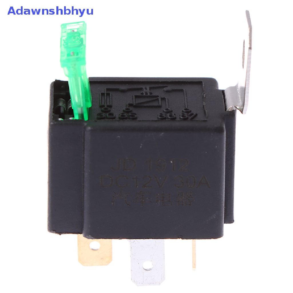 Adhyu 12V 30A Car Auto Automotive Heavy Duty Relay 4Pin Fuse Fused On/Off SPST ID