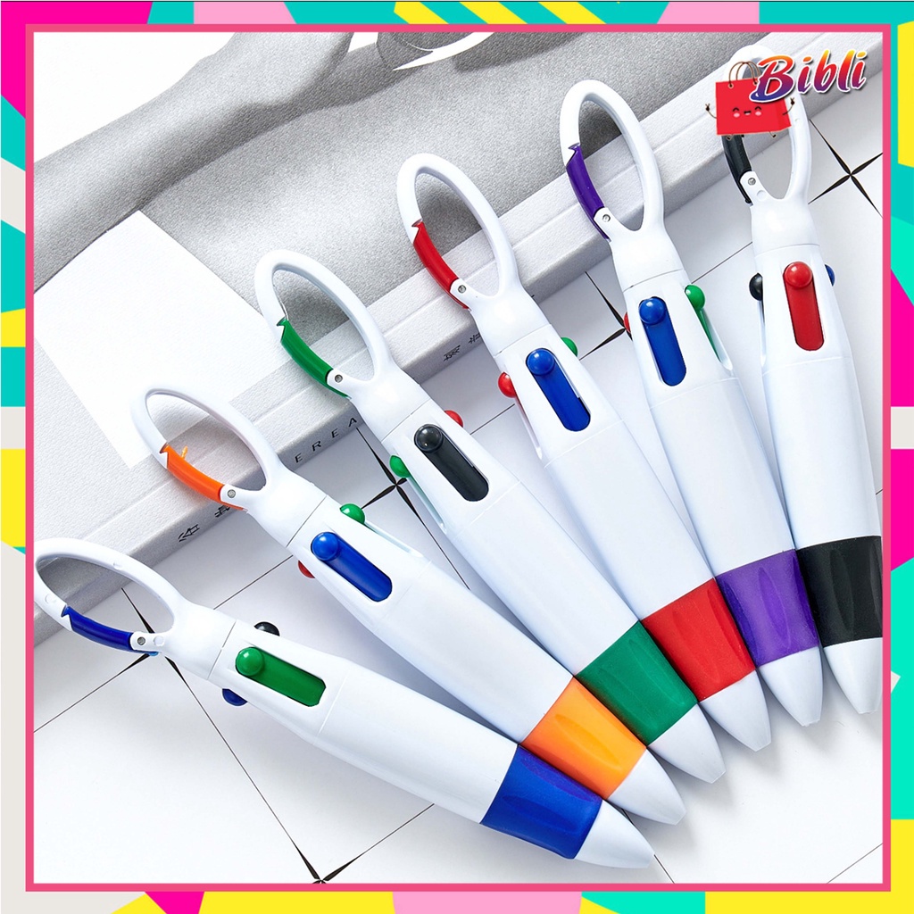 

♛ ♛ Pulpen Gantung 4 Warna Sorvenir Sekolah Pekerja Pena Lucu Import