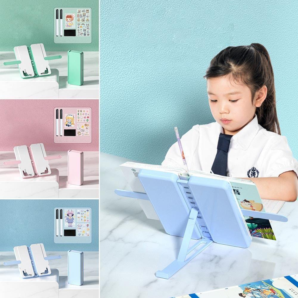 Rak Buku Baca Nanas Untuk Kantor Sekolah Portable Foldable Reading Stand