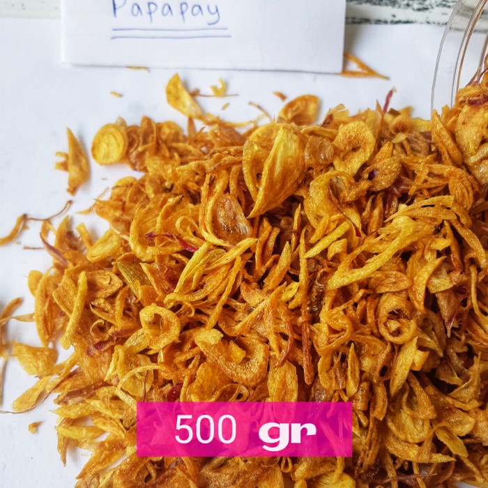 

[Bisa COD] Bawang Goreng Murni 500 gr / Tanpa Tepung