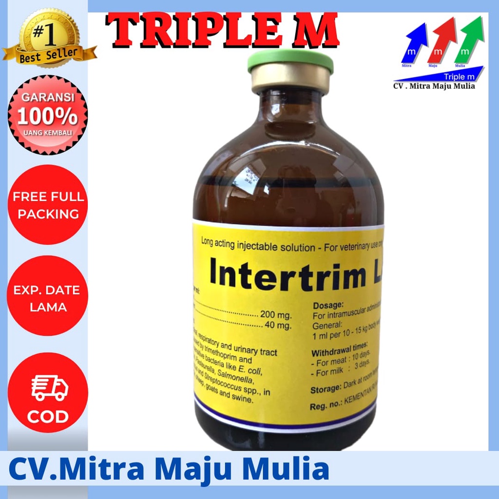 INTERTRIM LA 100 ml dan  INTERTRIM 100ml Original