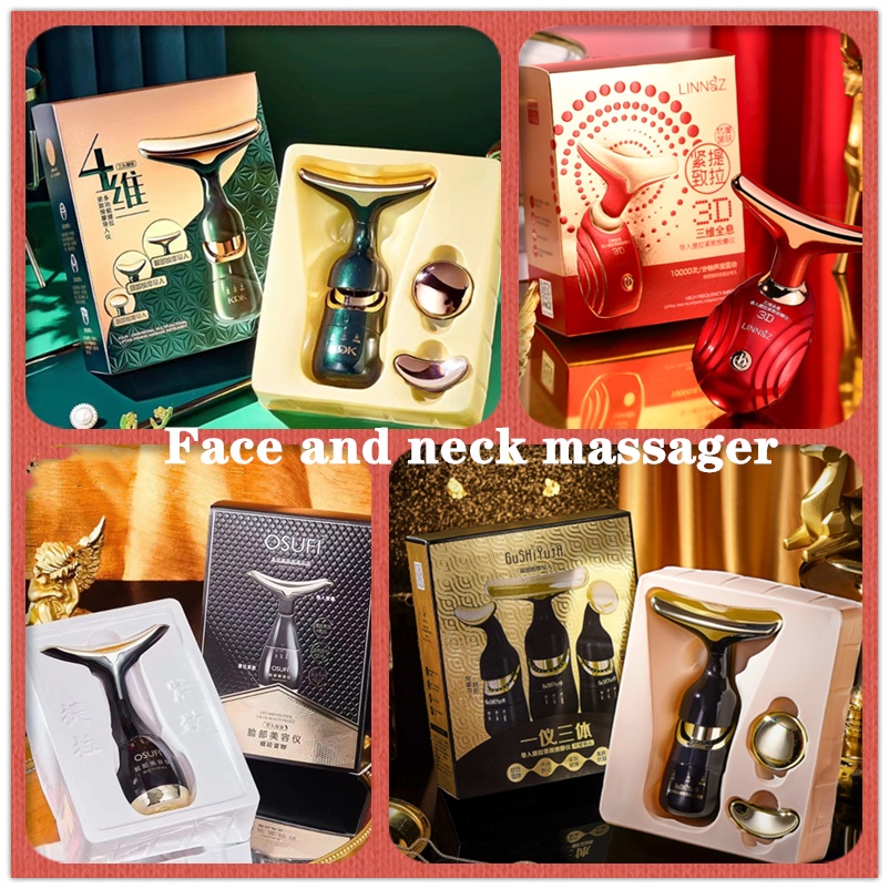 Sedotan Straw introducer v face massager double head face massager essence introducer Melancarkan Daya Serap