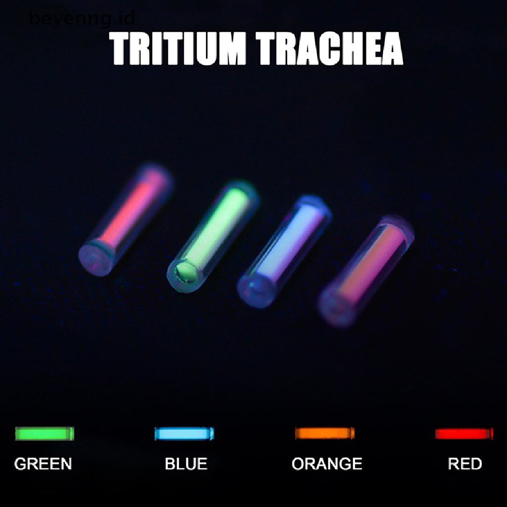 Beyen 1PC Kaca Tabung Bercahaya Ujung Jari gyro luminous rod outdoor signal lamp 3 * 15mm ID