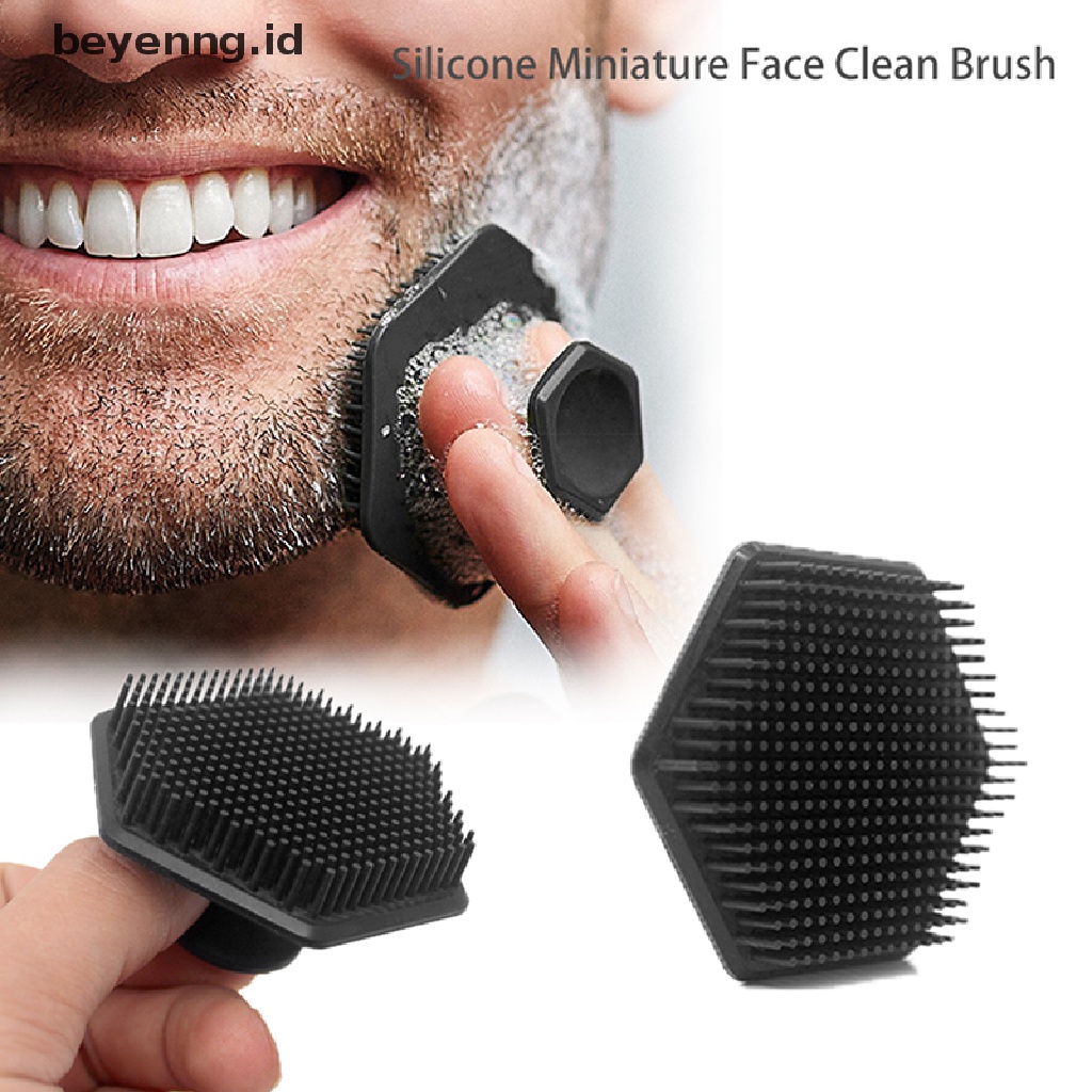 Beyen Silicone Facial Cleanser Facial Brush Miniature Face  Clean Massage Scrub Brush ID