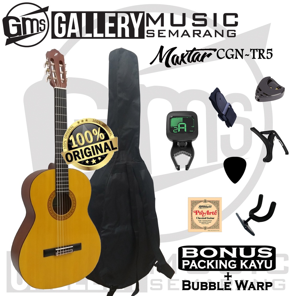 ORIGINAL Gitar Klasik Maxtar CGN-TR5 Gitar Klasik Nylon Original