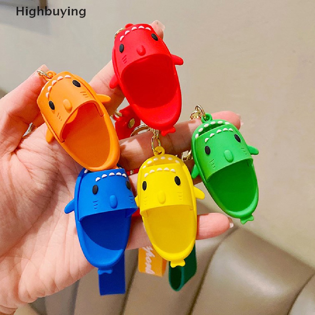 Hbid Kepribadian Fashion Hiu Sandal Gantungan Kunci Fashion Pasangan Tas Sekolah Aksesoris Gantung Gantungan Kunci Mobil Hadiah Kado Glory