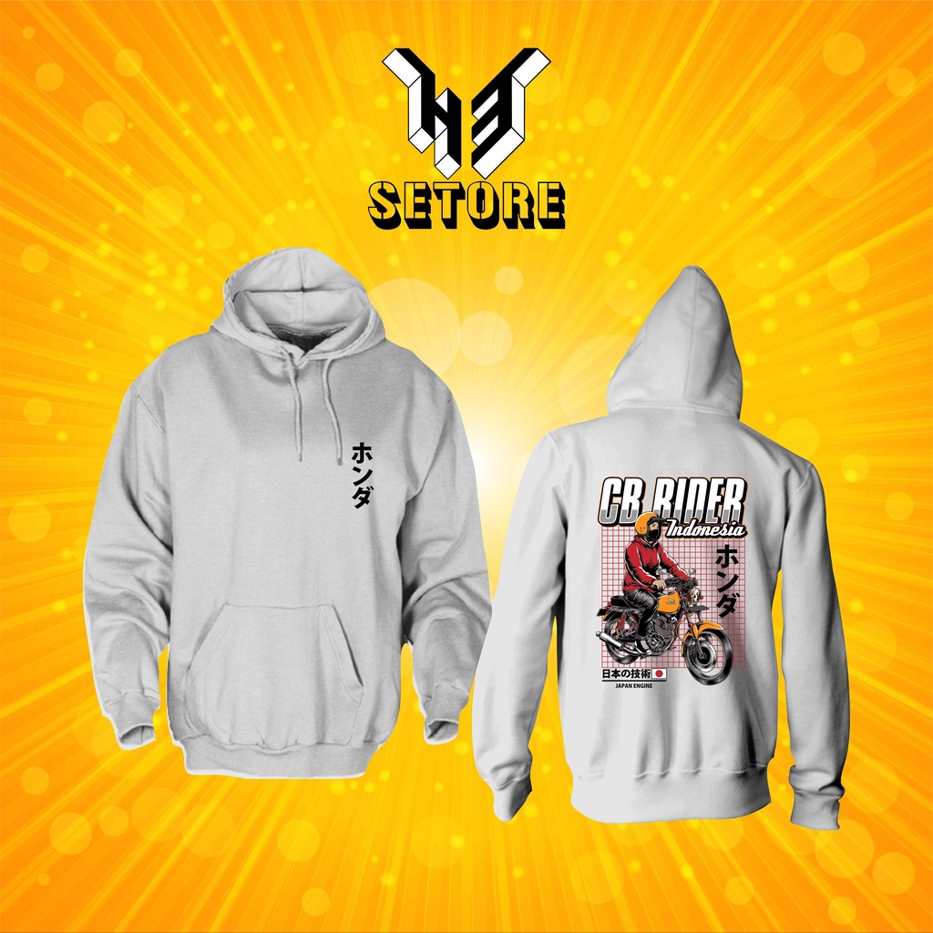 HOODIE JAKET HONDA CB RIDER INDONESIA