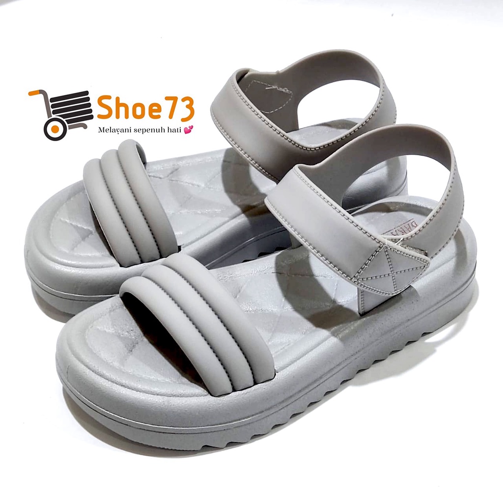 BARA BARA JSL 2207 V-2 SIZE 36-40 ORIGINAL l Sandal tali jelly wanita l Sendal gunung cewek impor