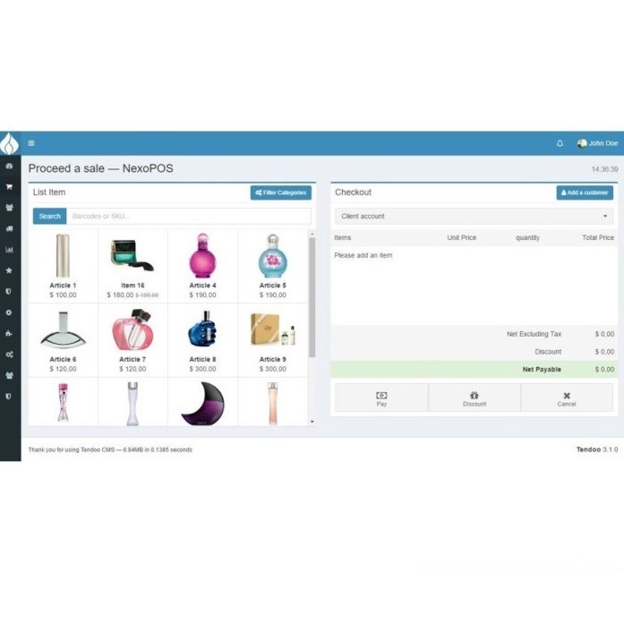 Aplikasi Kasir POS Point of Sale - NexoPOS Extendable PHP CI