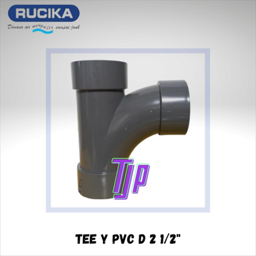 TEE Y PVC D RUCIKA 2 1/2&quot;