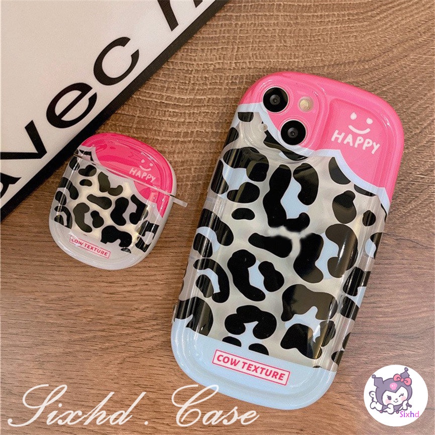 Compatible For iPhone 14 13 12 11 Pro Max SE2020 X Xr Xs Max 8 7 6 6s Plus Simple AirBag Shockproof Clear Case Fashion Black Pink Leopard Print Soft Camera Lens Protection Cover