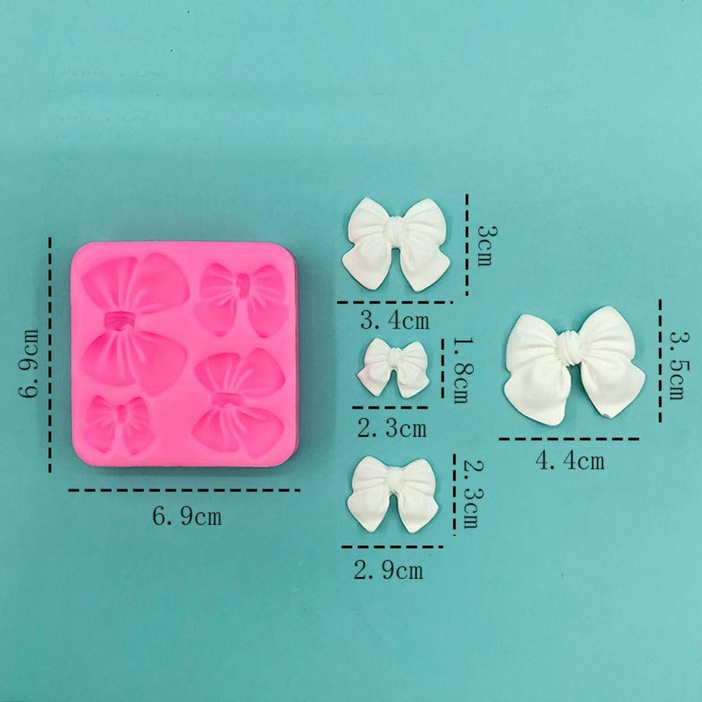 [Elegan] Cetakan Silikon DIY Sehat Buatan Sendiri Berbentuk Busur Epoxy Resin Dekorasi Kue Permen Dessert Cetakan Coklat