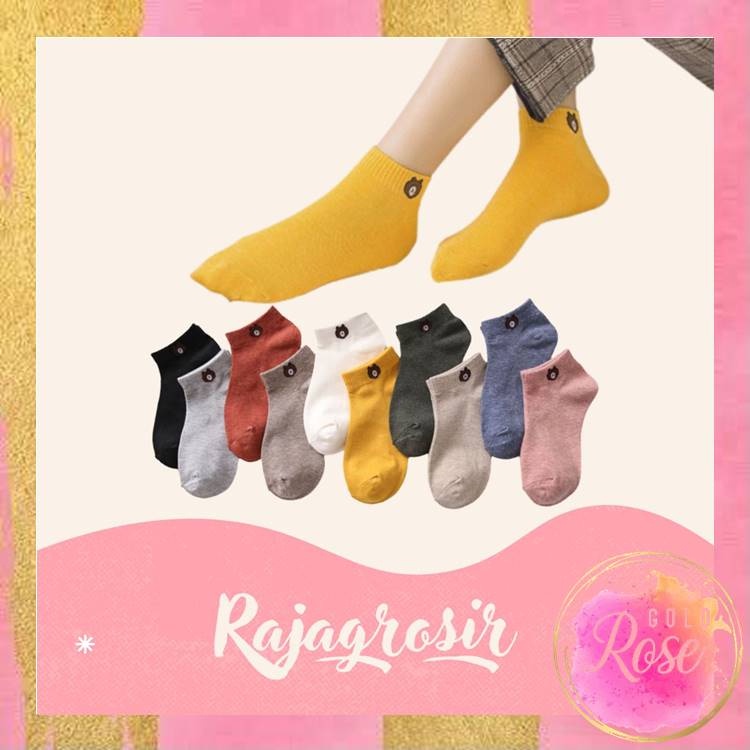 Kaos Kaki Brown / Kaos Kaki Lucu / Kaos Kaki Beruang / Kaos Kaki Wanita / Kaos Kaki Unisex / Kaos Kaki Murah / Kaos Kaki Pendek / Kaos Kaki Ankle Cute / Socks / Short Socks