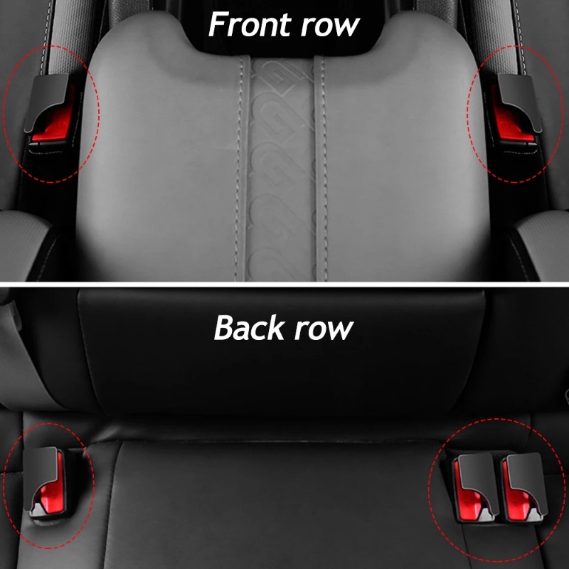 Auto Interior Seat Buckle MINI Hidden Safety Belt Extender Insert Buckle Metal Insert Card Aksesoris Sabuk Pengaman Mobil Car Seat Belt Buckle Clip Gesper Sabuk Pengaman Tahan Lama