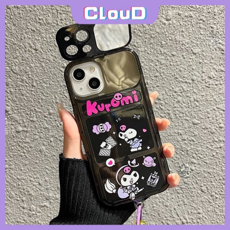 IPHONE Casing Ponsel Mickey Minnie Mouse Lucu Kompatibel Untuk Iphone7 8 Plus X XR XS Max14 11 13 12 Pro Max SE 2020 Flip Make Up Cermin Shockproof Lembut TPU Kartun Disney Phone Cover