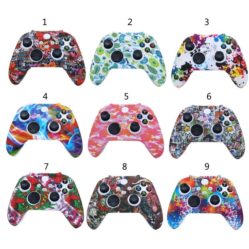 Btsg Silikon Anti slip Untuk Case Untuk Xbox Series X S Controller Skin Console Gamepad Joystick Cover Pelindung Cases Acc