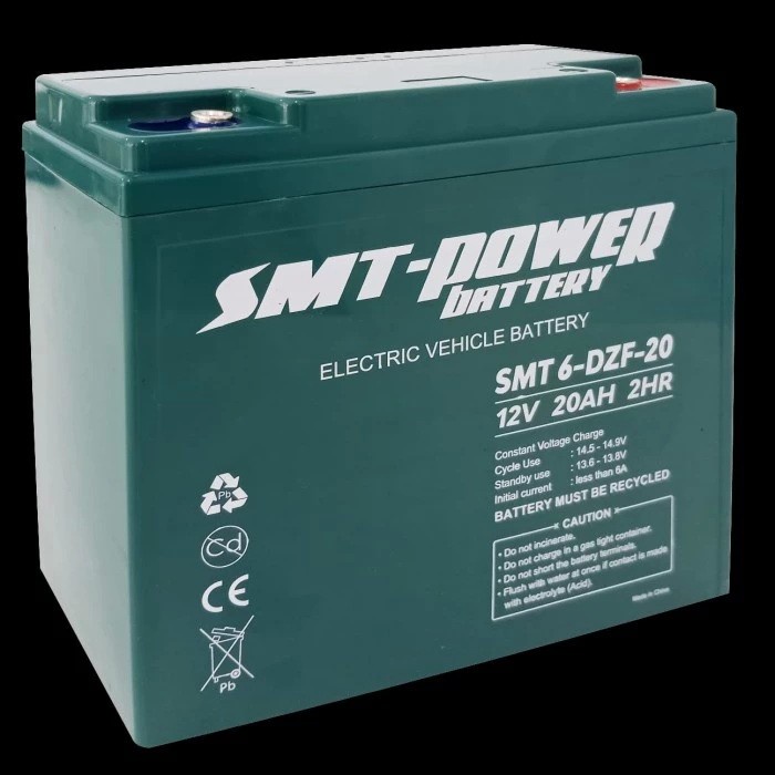 Baterai Battery Aki Selis Sepeda Listrik 6DZM20 6-DZM-20 12v 20ah 2hr [COD]