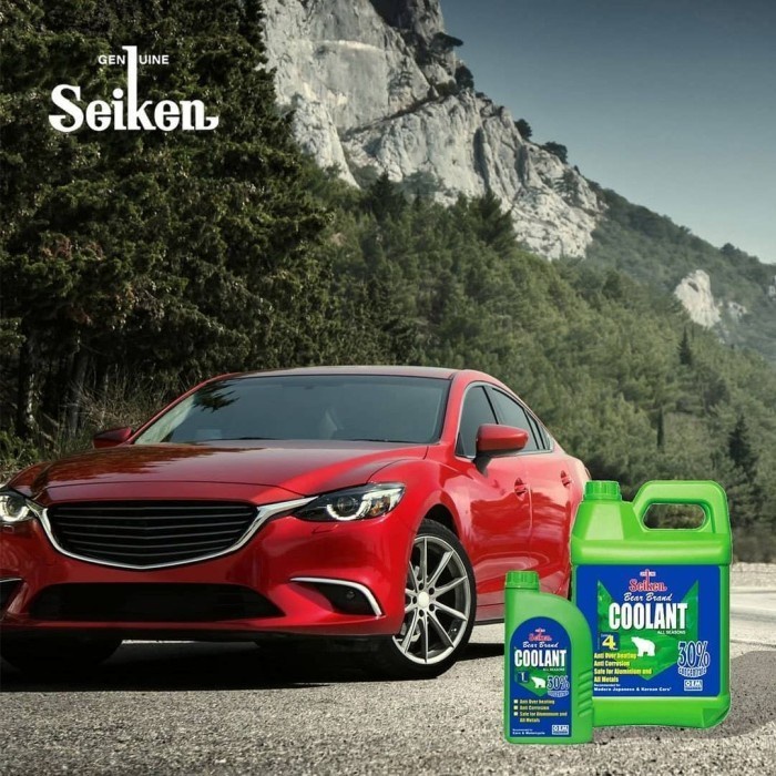 Seiken Bear Brand Coolant 50% Concentrate 4 L Air Radiator Mobil Galon