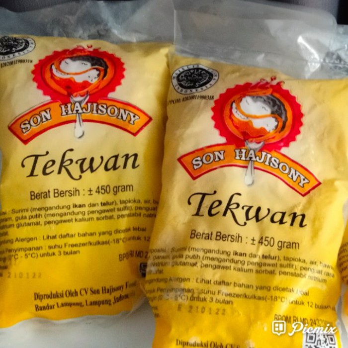 

[Bumbu Dapur] Tekwan Super Plus Bumbu Haji Sony Asli Lampung 450gr - Tekwan Saja